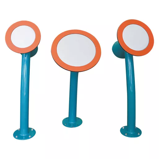 Vifteformet udendørs musikinstrument