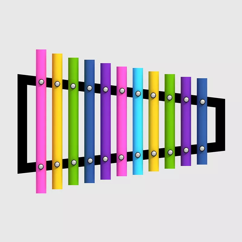Rainbow Xylofon