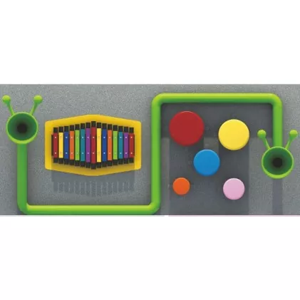 Vægmonteret musikinstrument